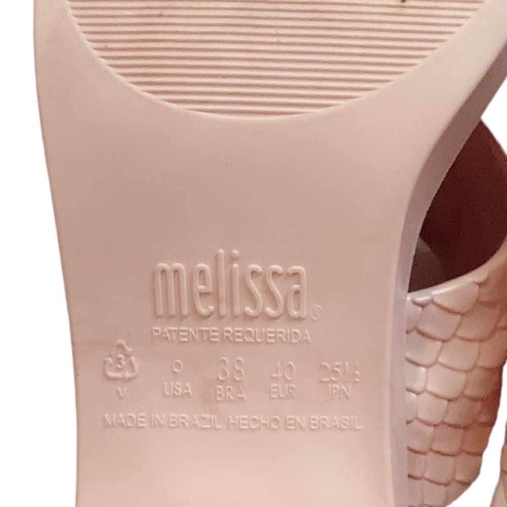 Y2k Baja East By Melissa Python Textured Chunky B… - image 8